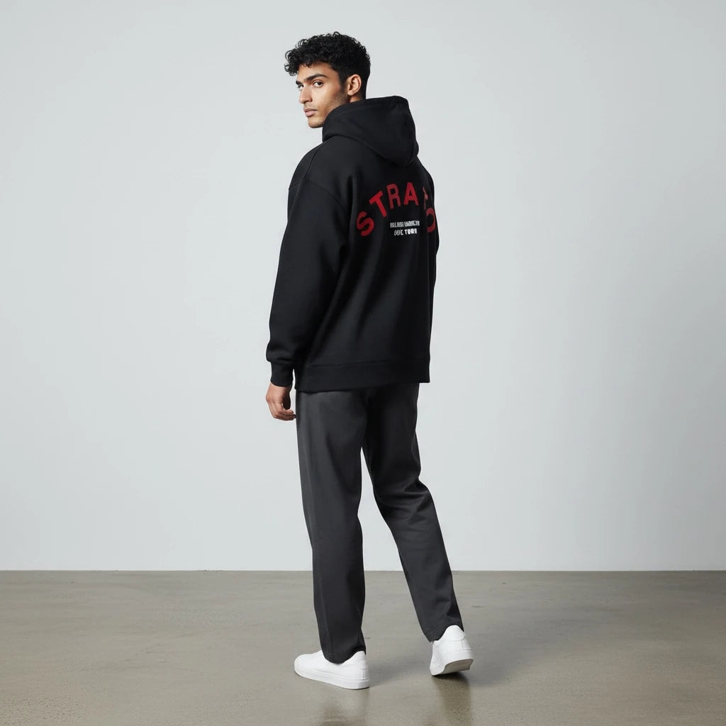Black Oversized Hoodie
