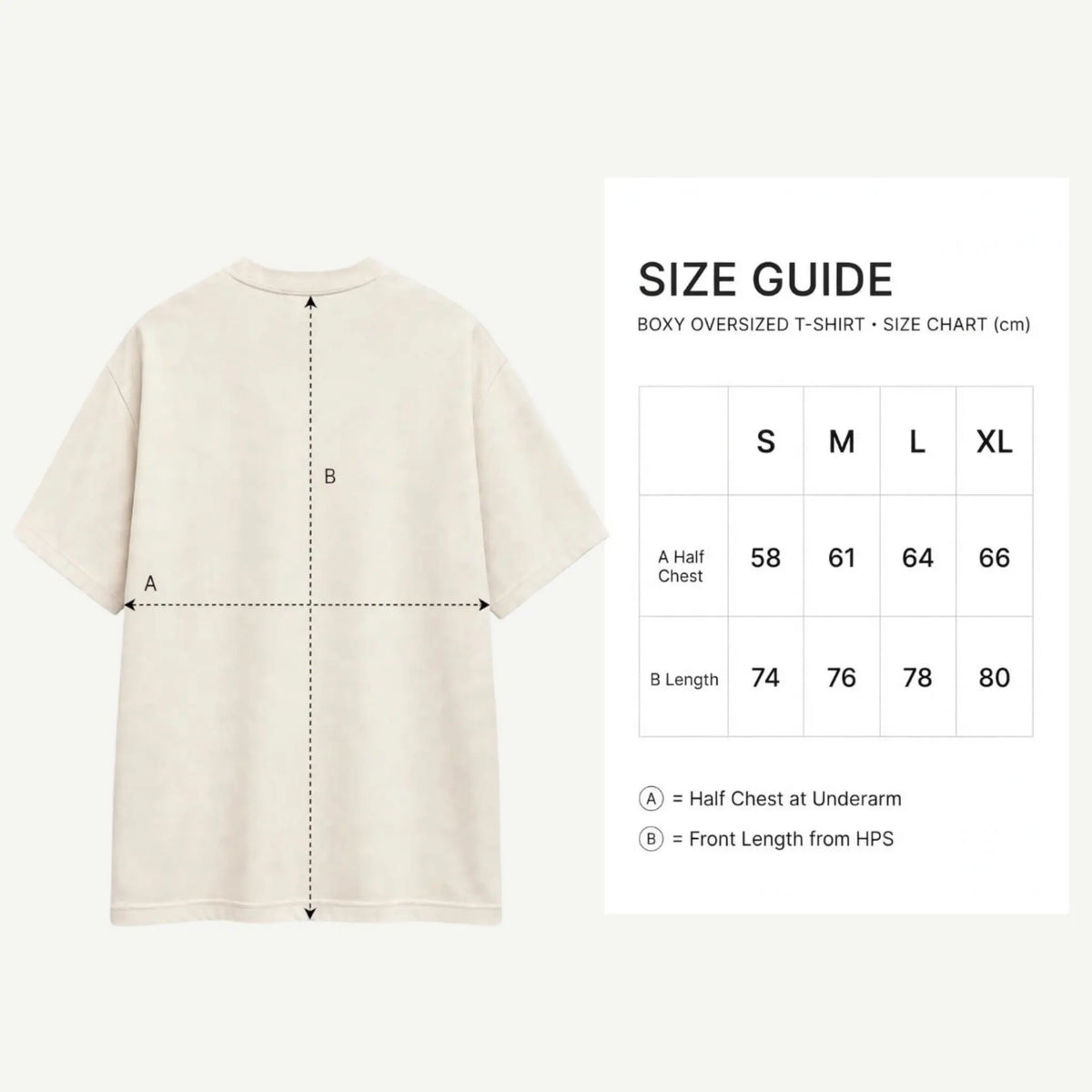 Cream Oversized XX Anniversary Tee