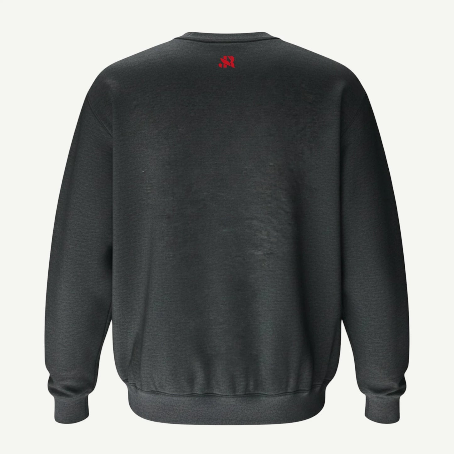Charcoal Melange Crew-Neck Sweater