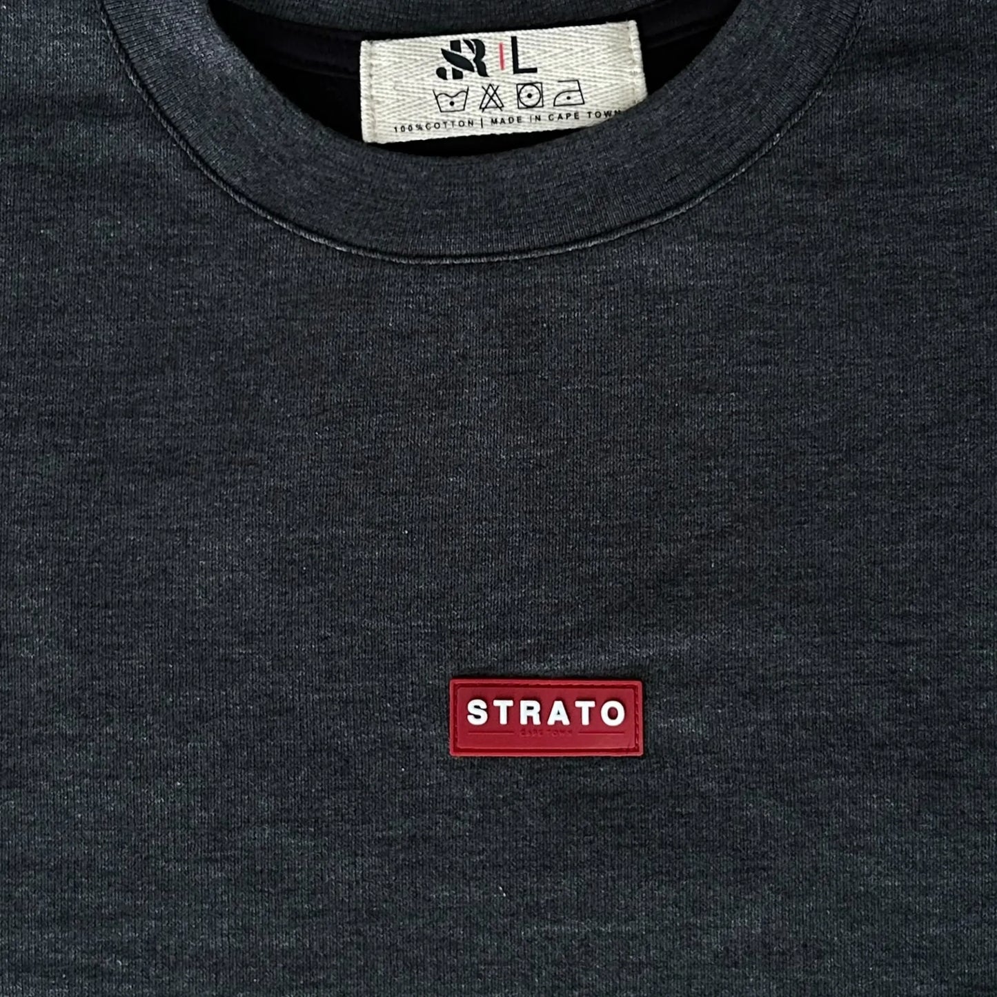 Charcoal Melange Crew-Neck Sweater