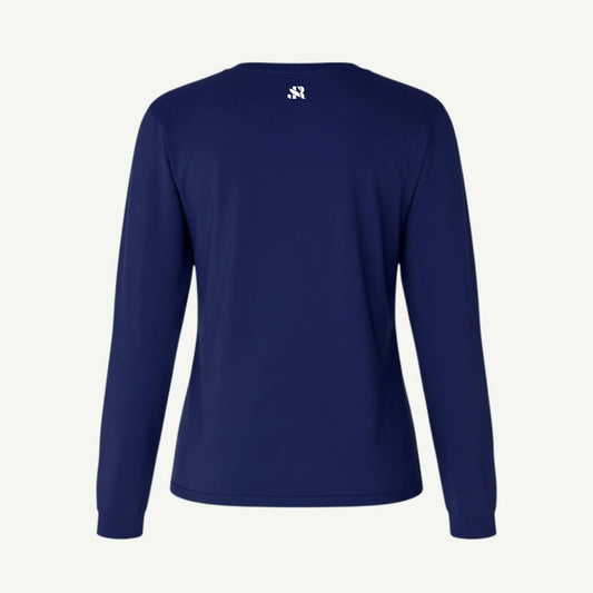 Navy Long Sleeve Definition Tee – Women's