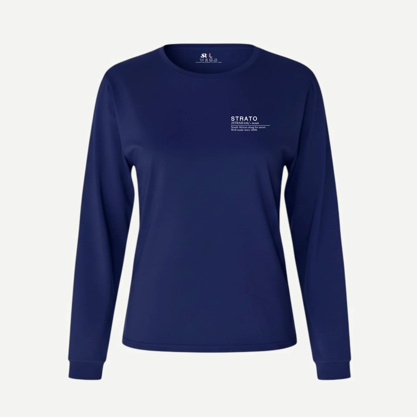 Navy Long Sleeve Definition Tee – Women's