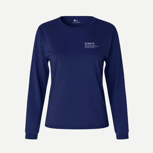 Navy Long Sleeve Definition Tee – Women's