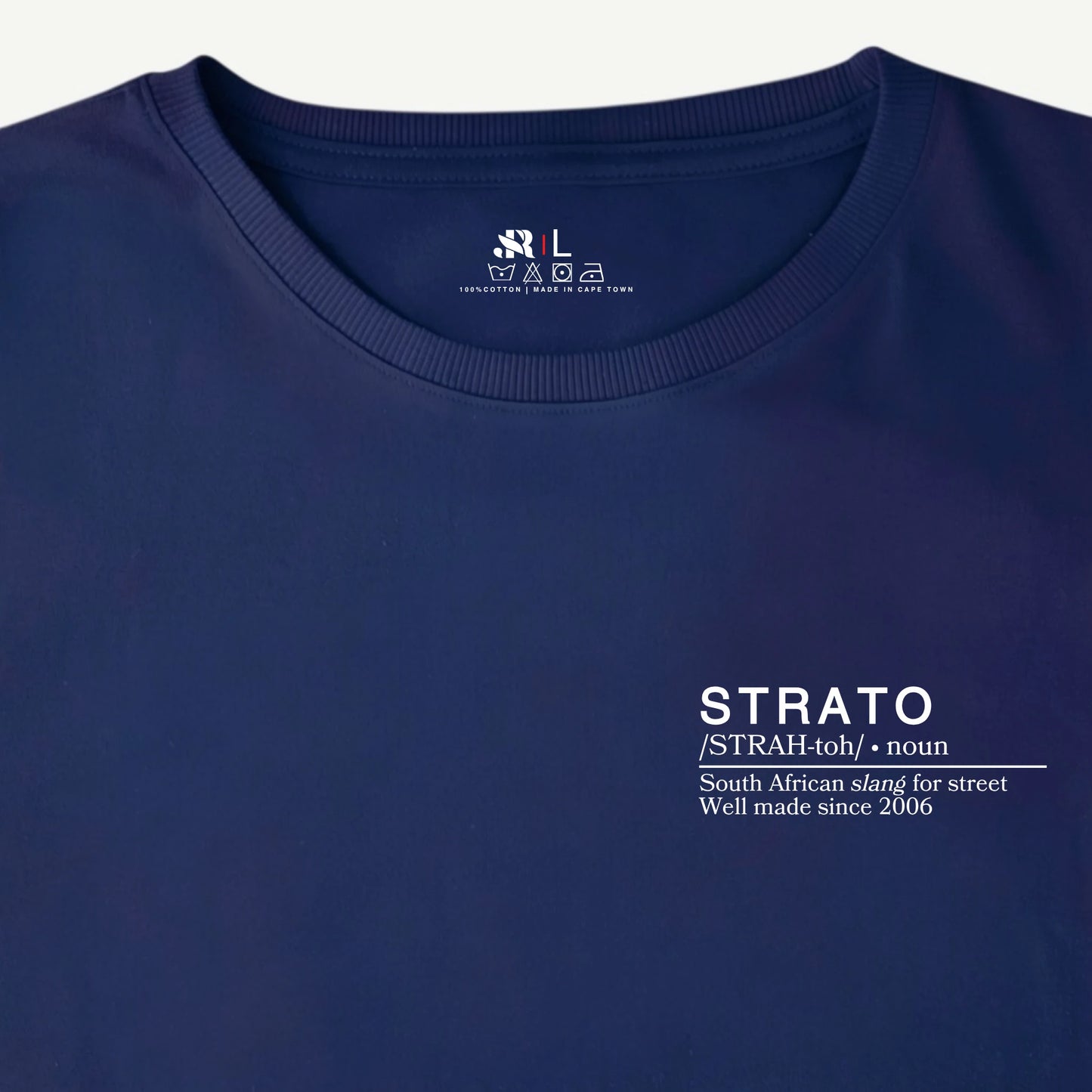 Navy Long Sleeve Definition Tee