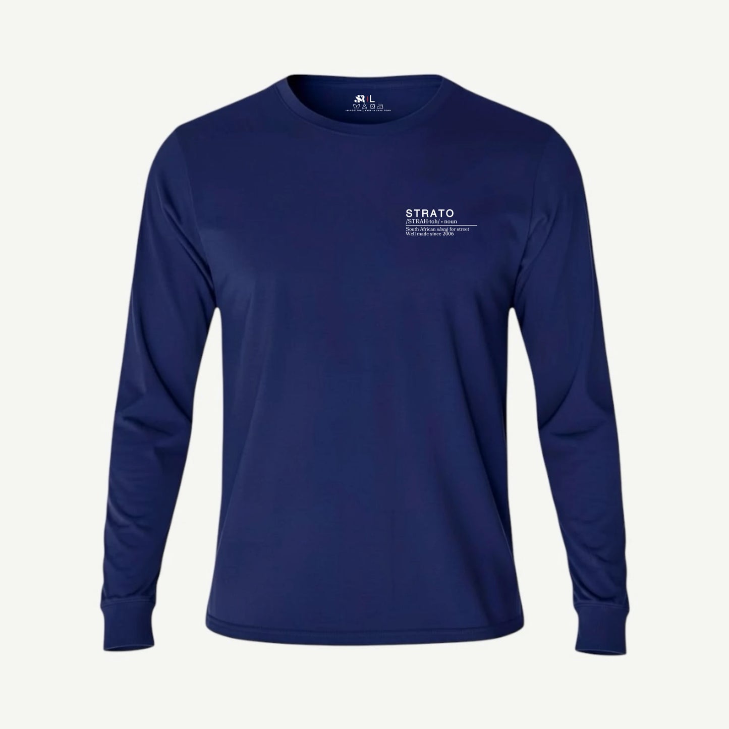 Navy Long Sleeve Definition Tee