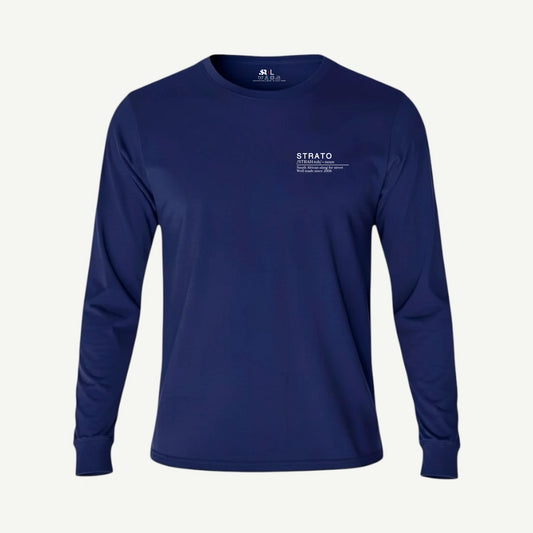 Navy Long Sleeve Definition Tee