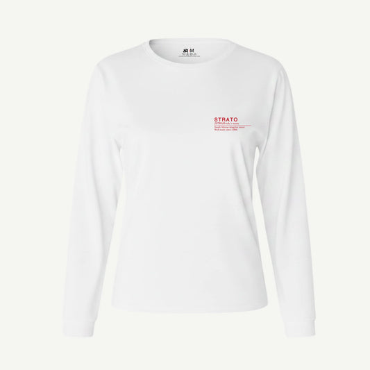 White Long Sleeve Definition Tee – Women's