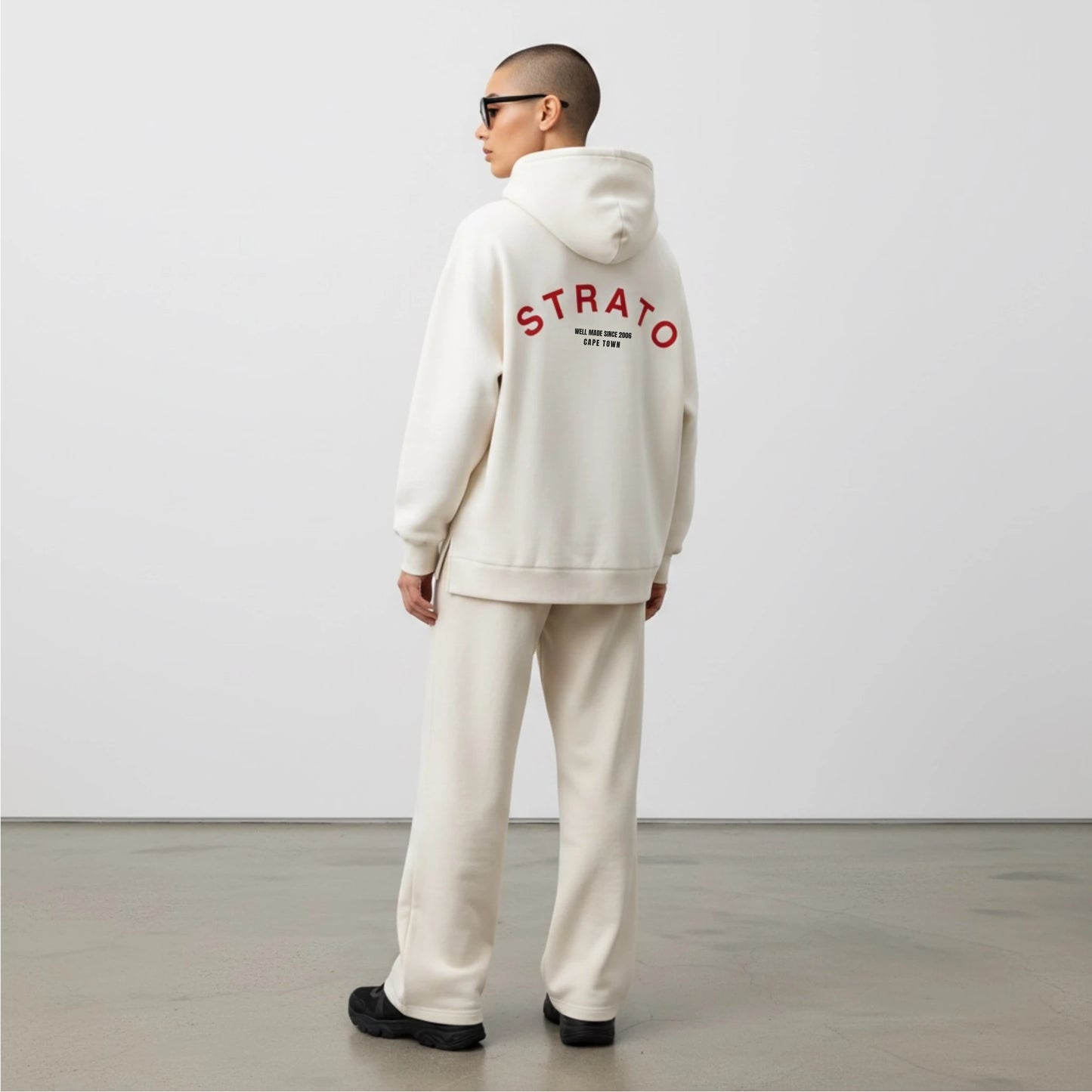 Cream Oversized Hoodie